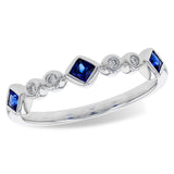 14KT Gold Ladies Sapphire Wedding Ring