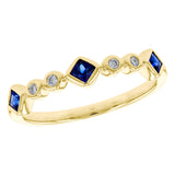 14KT Gold Ladies Sapphire Wedding Ring