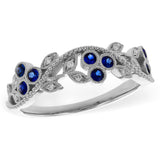 14KT Gold Ladies Sapphire Wedding Ring