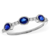14KT Gold Ladies Sapphire Wedding Ring