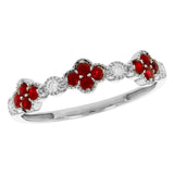 14KT Gold Ladies Ruby Wedding Ring