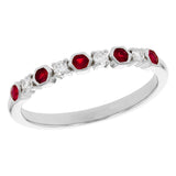 14KT Gold Ladies Ruby Wedding Ring