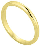 14 Karat Yellow Gold Polished Baby Ring
