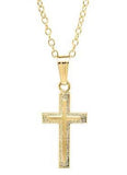 14 Karat Gold Filled Cross with 15" Chain
