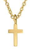 14 Karat Yellow Gold Filled Cross Pendant with 13" Chain