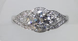 BRIDAL SETS
14 Karat White Gold 38 Diamonds= .51 Carat FG VS2 SI1 Cubic Zirconia Center Engagement Ring