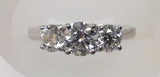 BRIDAL SETS
14 Karat White Gold 3 Lab Grown Diamonds= Approximately 1.6 Carat EF VS-SI Size 8.25+