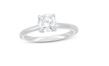 14 Karat White Gold Lab Grown Diamond=0.5 Carat FG/VS Solitaire Engagement Ring Size 7