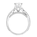 BRIDAL SETS
Brand: ASHI DIAMONDS LLC.
18 Karat White Gold 118 Diamonds= .65 Carat GH SI 7.75mm Cubic Zirconia Semi Mounting Engagement Ring Size 7