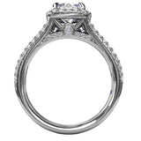 BRIDAL SETS
Brand: FANA
14 Karat White 97 Diamonds= .72 Carat FG VS2-SI Semi Mount Engagement Ring Size 6.5