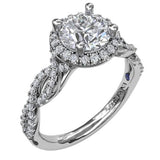 BRIDAL SETS
Brand: FANA
14 Karat White Gold 72 Diamonds=.36 Carat Total Weight FG VS Cubic Zirconia Center Size 6.5 Semi Mounting Engagement Ring