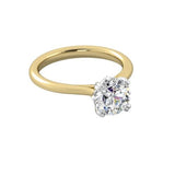 BRIDAL SETS
18 Karat Yellow Gold & Platinum Lab Grown Diamond Center=2 Carat FG VS Solitaire Ring Size 7