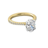 BRIDAL SETS
18 Karat Yellow Gold & Platinum Lab Grown Diamond Center=2.04 Carat 18 Diamonds=.28 Carat FG VS Engagment Ring Size 7