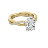 BRIDAL SETS
18 Karat Yellow Gold & Platinum Lab Grown Diamond Center=2.04 Carat 42 Diamonds=.29 Carat FG VS Engagement Ring Size 7