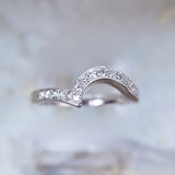 14 Karat White Gold 26 Diamonds=.50 Carat (Engagement) 18 Diamonds=.25 Carat (Band) GH SI1-2 Cubic Zirconia Center with Egnagement Ring
