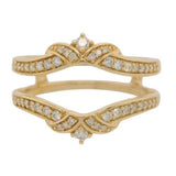 14 Karat Yellow 46 Diamonds=.25 Carat GH SI Insert Ring