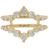14 Karat Yellow 26 Diamonds=1 Carat GH SI Insert Ring