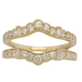 14 Karat Yellow Gold 34 Diamonds=.60 Carat GH VS-SI Enhancer Ring