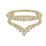 14 Karat Yellow Gold 16 Lab Grown Diamonds=.62 Carat FG VS Enhancer