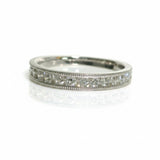14 Karat White Gold 12 Diamonds=0.50 Carat GH,SI Anniversary Band Size 7