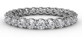 WEDDING BANDS
Brand: FANA
14 Karat White Gold 24 Diamonds= 1.44 Carat FG VS-SI Size 6.5 Eternity Wedding Band