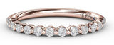 WEDDING BANDS
Brand: FANA
14 Karat Rose Gold 14 Diamonds= .28 Carat FG VS2-SI Wedding Band Size 6.5