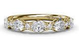 WEDDING BANDS
Brand: FANA
14 Karat Yellow Gold 5 Oval/ 6 Round=.94 Carat FG VS-SI Diamond Wedding Band