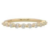 14 Karat Yellow 11 Diamonds=.39 Carat GH SI Wedding Band