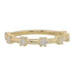 14 Karat Yellow 7 Diamonds=.30 Carat GH SI Band