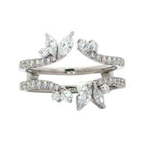 14 Karat White 38 Lab Grown Diamonds=.68 Carat Size 7