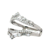 14 Karat White 56 Lab Grown Diamonds=1 Carat Size 7