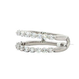 14 Karat White 22 Lab Grown Diamonds=.97 Carat Size 7