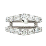 14 Karat White 14 Lab Grown Diamonds=2 Carat Size 7