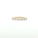 14 Karat Yellow Gold 11 Lab Grown Diamonds=1.44 Carat Size 7