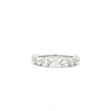 14 Karat White Gold 11 Lab Grown Diamonds=2.13 Carat Size 7