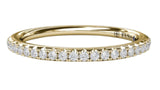 14 Karat Yellow Gold 24 Diamonds=.17 Carat FG VS Band Size 6.5