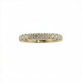 14 Karat Yellow Gold 11 Lab Grown Diamonds=0.50 Carat EF,VS Size 7