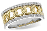 14 Karat Yellow & White Gold    Diamonds=.50 Carat G,SI1-2 Ring Size 7