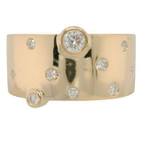 14 Karat Yellow 10 Diamonds=.32 Carat GH SI Fashion Band