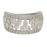 10 Karat White Gold 63 Lab Grown Diamonds=2 Carat FG VS Fashion Ring