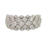 14 Karat White Gold 43 Lab Grown Diamonds=2 Carat FG VS Fashion Ring