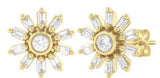 DIAMOND EARRINGS
Brand: ASHI DIAMONDS LLC.
14 Karat Yellow Gold 22 Diamonds=.25 Carat HI SI Petite Wheel Stud Earrings