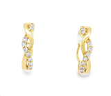 DIAMOND EARRINGS

10 Karat Yellow 14 Lab Grown Diamonds = .20 Carat Twist Hoop Earrings