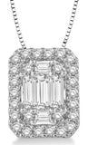 DIAMOND PENDANTS
Brand: ASHI DIAMONDS LLC.
.30 Carat Round Diamond & .20 Carat Baguette Diamond
14 Karat White Gold 31 Diamonds= .40 Carat GH SI1-2 Pendant With Chain