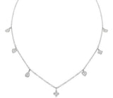 DIAMOND PENDANTS
Brand: LUVENTE
14 Karat White Gold 26 Diamonds= .18 Carat Necklace