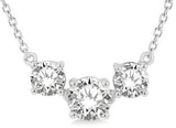 DIAMOND PENDANTS
14 Karat White Gold 3 Diamonds= 1.00 Carat HI SI2-I1 Necklace