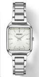 SEIKO
Brand: SEIKO CORP. OF AMERICA
Essentials Collection
Stainless Steel Bracelet Square Case Silver/White Dial WR50M
