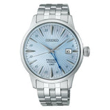 SEIKO
Brand: SEIKO CORP. OF AMERICA
Presage 22 Automatic GMT Blue 3H 8 Diamonds WR50M White Bracelet
