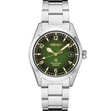 Men's Prospex  Automatic Stainless Steel Bracelet & 38mm Case Green Dial LumiBrite Hands & Markers Date Window Water Resistance 200m