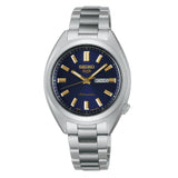 Men's 5 Sports Automatic  Stainless Steel Bracelet &  32mm Case   Blue Dial  Lumibrite Hands & Markers   Day/Date Window Water Resistance 100m